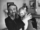 Archbishop Laurus (future First-Hierarch of ROCOR) with the author's daughter (~1987), San Francisco